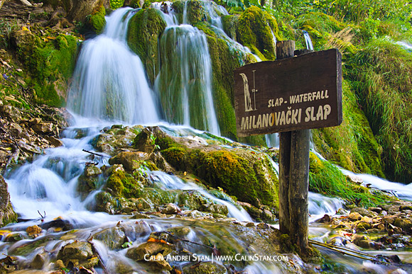 Parcul Plitvice, Croatia, cu filtru neutru Full (expunere 30 de secunde)