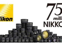 Nikon - 75 de milioane de obiective produse