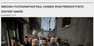 World Press Photo of the Year 2012 - Paul Hansen.