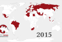 Tarile care participa in 2015 la concursul Wiki Loves Monuments