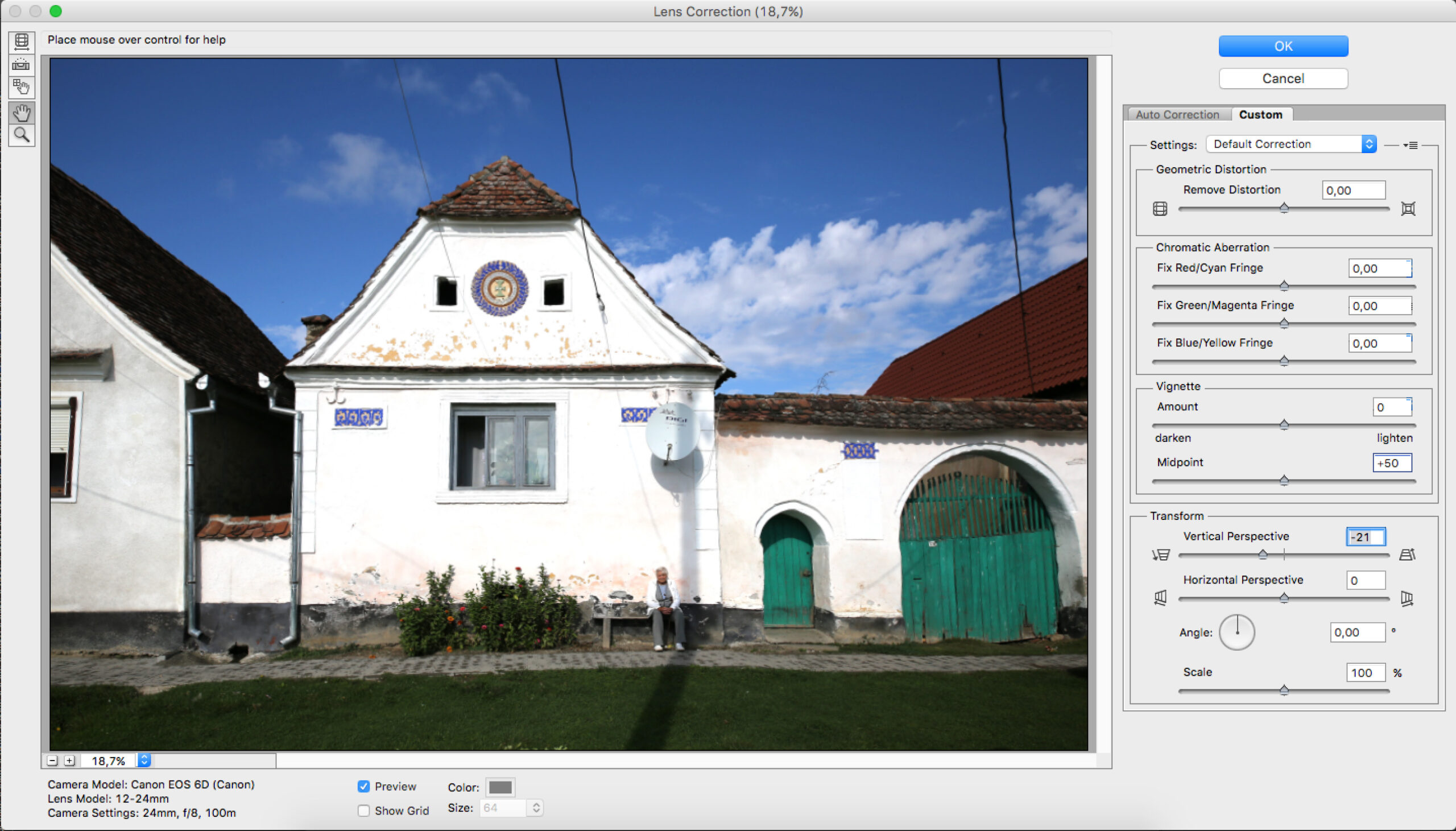Lens Correction in Adobe Clubul Foto